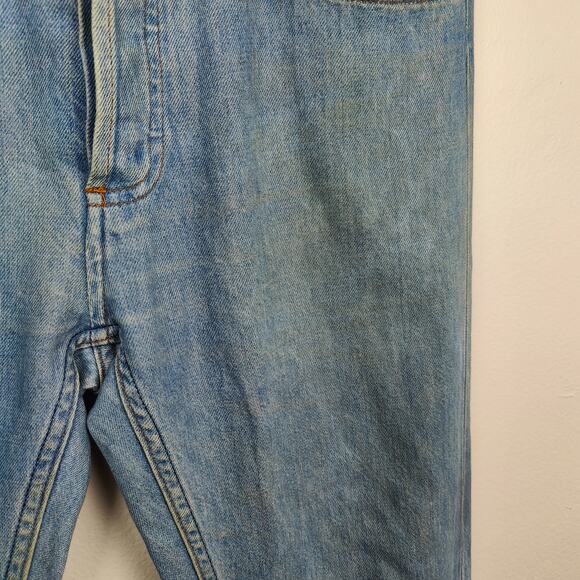 A.P.C. Indigo Petit Standard Jeans Mens 29 Stonewash Slim Straight 100% Cotton - Picture 4 of 9